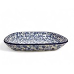 159 Bunzlau Rechthoekige schaal 2998X 159 Schotel rechthoek 22,5x19cm